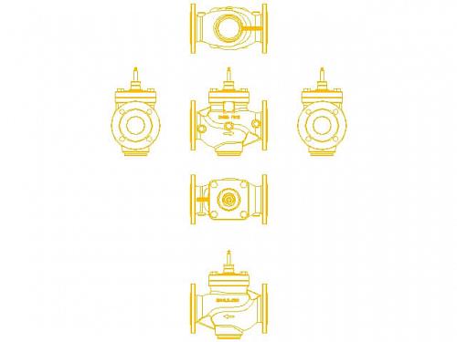 Danfoss VFM 2 DN50 (065B3061) Клапан регулирующий фланцевый Kvs-40 м3/ч 