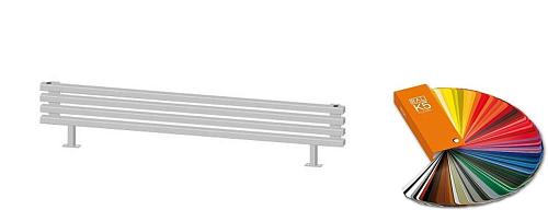 Arbiola Gorizont Ritmo HZ 500-40-08 секции цветной горизонтальный  радиатор c боковым подключением (с ножками) 