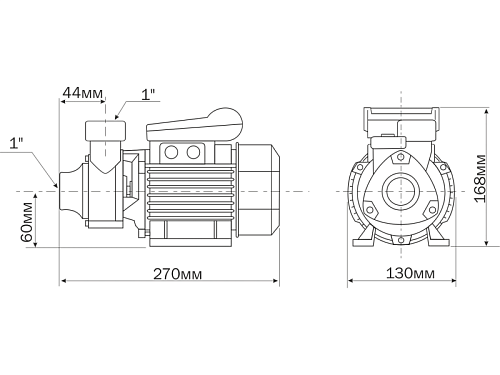 Aquario ADB-40 поверхностный насос
