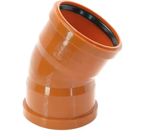 Ostendorf KGBD 2M Отвод двухраструбный 110x30° для наружной канализации