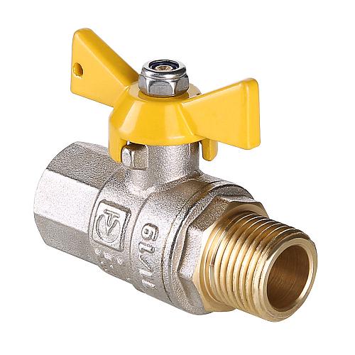 Valtec Valgas 1/2" Кран шаровый газовый внутренняя/наружная резьба рукоятка бабочка