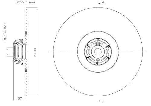 HL 800/40-50 Газоводонепроницаемая эластичная мембрана для прохода через фундамент DN40-50