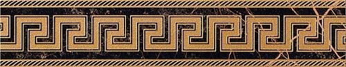 Versace Marble Greca Nero Sab 11,5x58,5 см  Декор