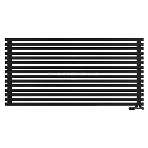 Arbiola Ritmo Gorizont V 2000-40-15 секций чёрный горизонтальный радиатор c нижним подключением