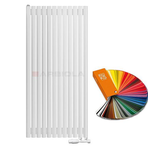 Arbiola Iris 42 V 1250-42-12 секции цветной вертикальный радиатор c нижним подключением