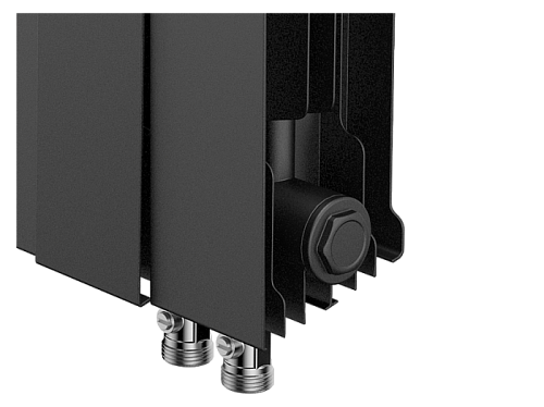 Royal Thermo Piano Forte Noir Sable VDR 500/8 секции БиМеталлический радиатор