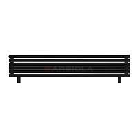Arbiola Gorizont Liner HZ 2200-36-06 секции черный горизонтальный радиатор c боковым подключением с ножками
