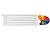 Arbiola Gorizont Iris H 700-42-05 секции цветной горизонтальный радиатор c боковым подключением