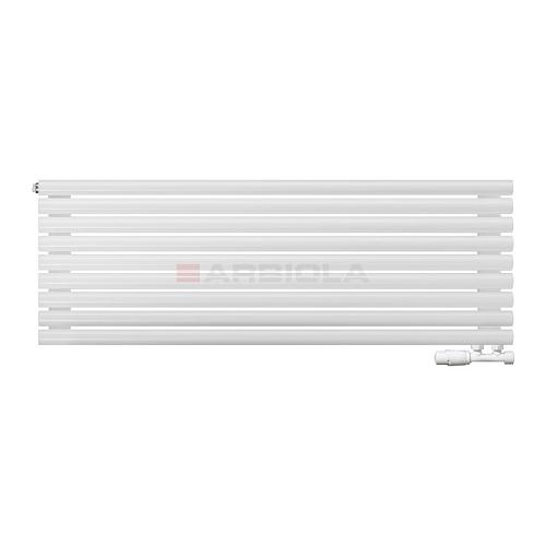 Arbiola Gorizont Iris V 1200-42-09 секции белый горизонтальный радиатор c нижним подключением
