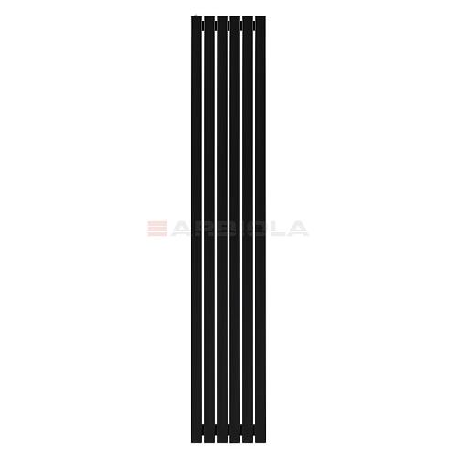 Arbiola Mono H 2200-60-06 секции черный вертикальный радиатор c боковым подключением