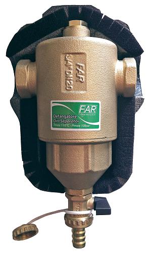 Far Грязеуловитель 2",сливн.кран,в теплоизоляц.