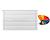 Arbiola Gorizont Iris H 1500-42-15 секции цветной горизонтальный радиатор c боковым подключением