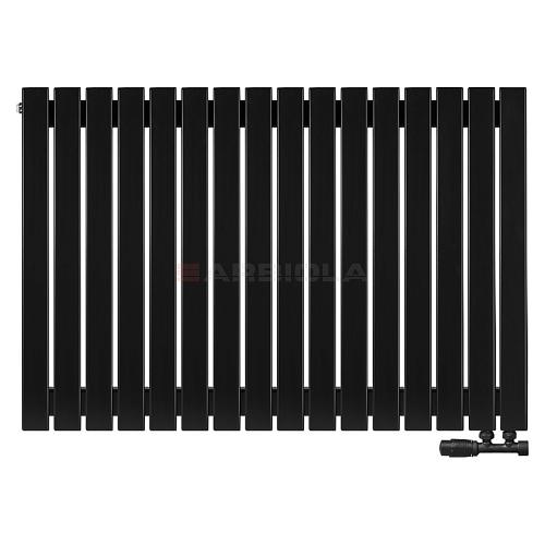 Arbiola Liner V 750-36-16 секции черный вертикальный радиатор c нижним подключением