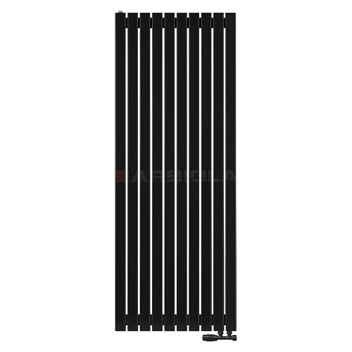 Arbiola Liner V 1800-36-10 секции черный вертикальный радиатор c нижним подключением