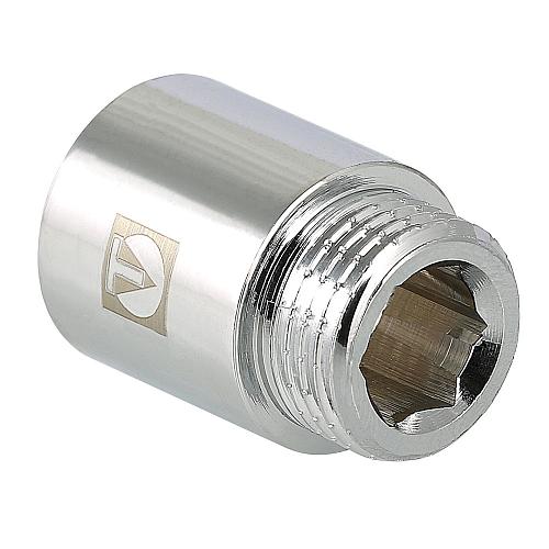 Valtec 1/2" x 60 мм Удлинитель хромированный внутренняя/наружная резьба