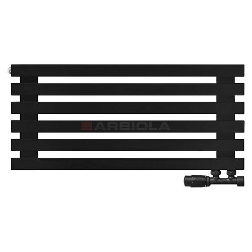 Arbiola Gorizont Ritmo V 700-40-06 секции черный горизонтальный радиатор c нижним подключением