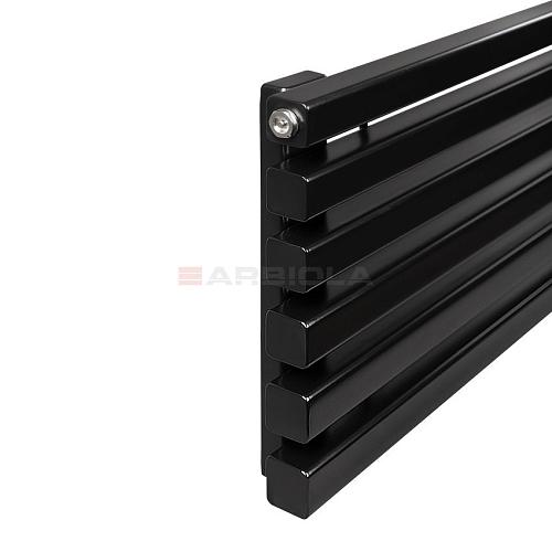 Arbiola Gorizont Ritmo V 500-40-26 секции чёрный горизонтальный радиатор c нижним подключением