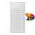Arbiola Gorizont Iris H 750-42-30 секции цветной горизонтальный радиатор c боковым подключением