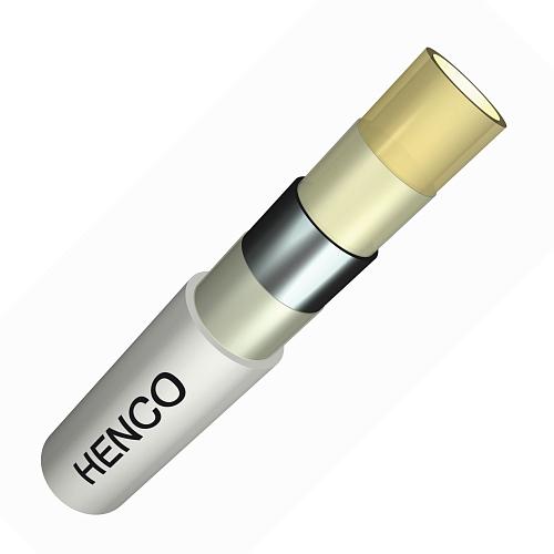 Henco Standard PEXc-AL-PEXc 26х3 мм (1 м) в синей гофре труба металлопластиковая
