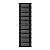 Arbiola Gorizont Iris H 500-42-34 секции черный горизонтальный радиатор c боковым подключением