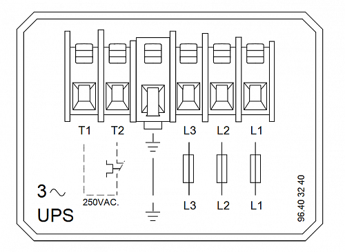 Grundfos 200 UPS 40/185 F /400V Циркуляционный насос