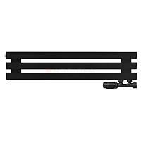 Arbiola Gorizont Ritmo V 700-40-03 секции чёрный горизонтальный радиатор c нижним подключением