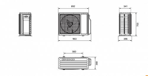 Наружный блок Tosot Free Match T21H-FMA/O Inverter