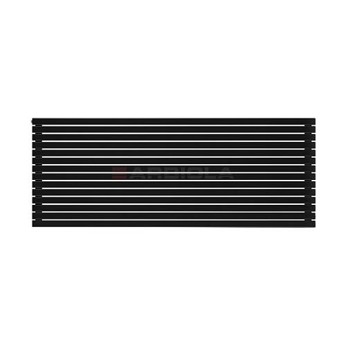 Arbiola Gorizont Liner H 2500-36-14 секции черный горизонтальный радиатор c боковым подключением