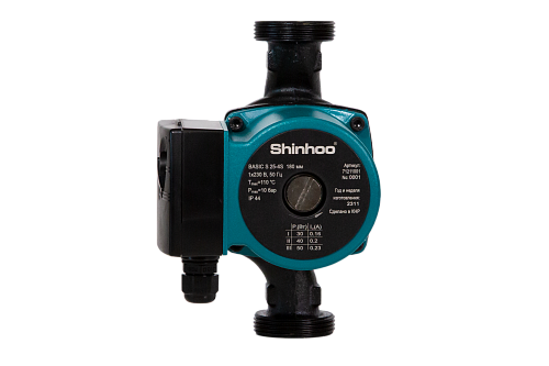 SHINHOO BASIC S 25-6S 130 1x230V Циркуляционный насос