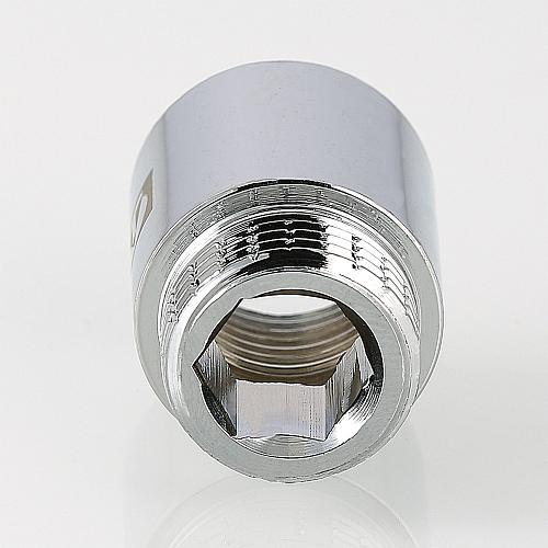 Valtec 1/2" x 15 мм Удлинитель хромированный внутренняя/наружная резьба