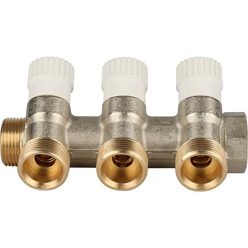 SMB 6851 013403 Stout Коллектор распределительный 1", 3 отвода 3/4"ЕК