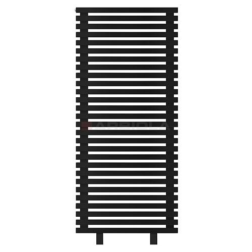 Arbiola Gorizont Ritmo HZ 700-40-28 секций чёрный горизонтальный  радиатор c боковым подключением (на ножках)