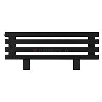Arbiola Gorizont Ritmo HZ 700-40-04 секции чёрный горизонтальный  радиатор c боковым подключением (на ножках)