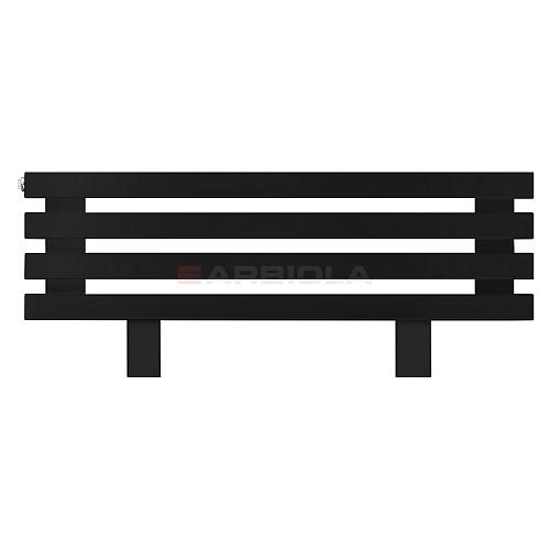 Arbiola Gorizont Ritmo HZ 1000-40-04 секции чёрный горизонтальный  радиатор c боковым подключением (на ножках)