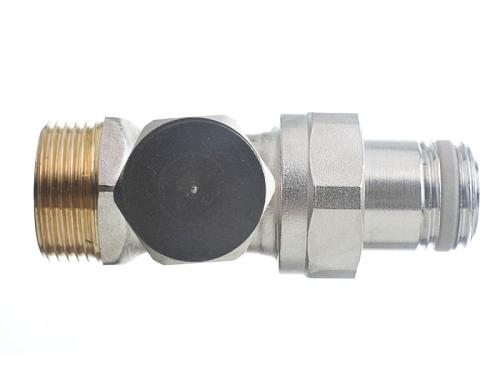 Oventrop Combi 2 3/4"ЕКх1/2"НР Термовентиль с боковым прямым подключением на обратную подводку