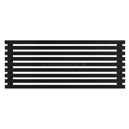 Arbiola Gorizont Ritmo H 1250-40-09 секций чёрный горизонтальный  радиатор c боковым подключением