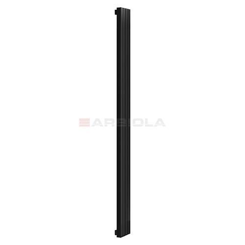 Arbiola Mono H 2500-60-12 секции черный вертикальный радиатор c боковым подключением