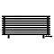 Arbiola Gorizont Ritmo VZ 1200-40-09 секций чёрный горизонтальный  радиатор c нижним подключением (на ножках)