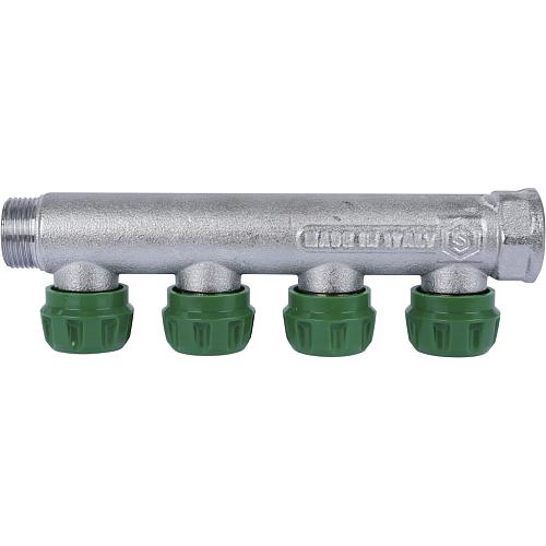 SMB-6850-343404 Stout Коллектор регулирующий 3/4", 4 отвода  3/4"ЕК