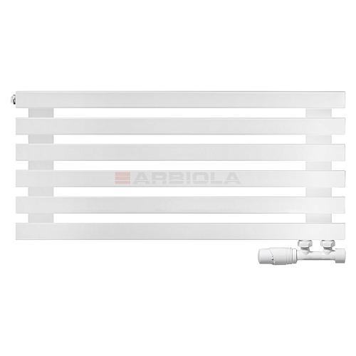 Arbiola Gorizont Ritmo V 750-40-06 секции белый горизонтальный радиатор c нижним подключением