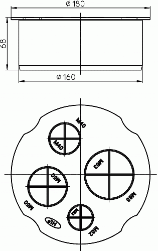 HL801 Монтажный элемент