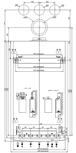 Chaffoteaux (Ariston) Pigma Ultra System 35 FF Настенный одноконтурный традиционный газовый котел